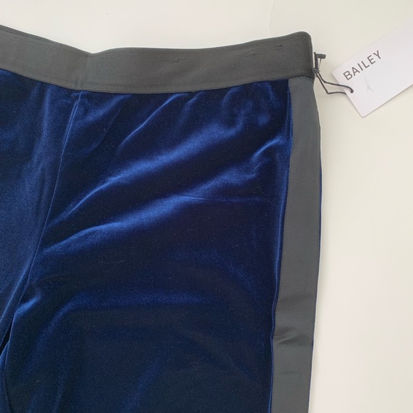 Bailey 44 Midnight Velvet Track Pants NWT - Picture 2 of 5